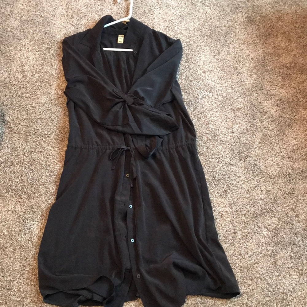 Smokey Grey knee length dress.